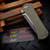 Borka Blades OD Green G10 SBTF Two Tone Acid Wash Tanto Folder