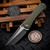 Borka Blades OD Green G10 SBTF Two Tone Acid Wash Tanto Folder