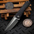 Borka Blades Black G10 SBTF Two Tone Acid Wash Tanto Folder S1