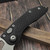 Microtech Stitch Auto Black S/E Stonewash 169-11 Partial Serrated - Preowned S/N 14734