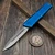 Microtech Combat Troodon Gen III Blue D/E Stonewash 1142-10BL - Preowned