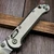 Microtech LUDT Ram-Lok Slab Titanium 3.40" Clip Point Stonewash Bronze Ti Accent 1135RLS-10MS1 - Preowned