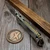 Microtech LUDT Ram-Lok Slab Titanium 3.40" Clip Point Stonewash Bronze Ti Accent 1135RLS-10MS1 - Preowned