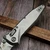 Microtech Socom Ram-Lok Titanium Slab Blue Ti Accent Spear Point 160RLS-10SMS3 - Preowned S5