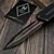 Microtech Scarab II Gen III Black Hefted Alloy W/ Stingray Inlay D/E Baker Forge Coppermai Damascus 1280-16MS1 - Preowned S5