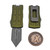 Microtech Exocet II OD Green 2.31" Spartan Apocalyptic OTF Money Clip 1155-10APOD by EDC Lifestyle