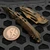 Microtech M-Stitch Ram-Lok Manual Plague Outbreak 3.0" S/E 169MRL-1PLOBS