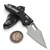 Microtech Stitch Ram-Lok Black Aluminum 3.7" S/E Stonewash 169RL-10