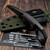 Miller Bros Blades Black M-5 Green Sheath