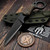 Miller Bros Blades Brown M-5 Green Sheath