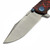 Reate Knives District 9D-V2 Lava Flow Fat Carbon Handle 3.5" 154CM Belt Satin