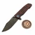 Reate Knives District 9D-V2 Lava Flow Fat Carbon Handle 3.5" 154CM Belt Satin DLC