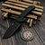 Reate Horizon X Black Fat Carbon Glass Crossbar Lock Black PVD Drop Point Nitro-X7