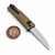 Reate EXO Performance Tan Stripe Aluminum Dual Blade Gravity Knife