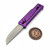 Reate EXO Performance Purple Stripe Aluminum Dual Blade Gravity Knife