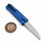 Reate EXO Performance Blue Diamond Aluminum Dual Blade Gravity Knife