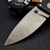 Demko Textured Carbon Fiber Thumb Stud CXT Barong 3.4" 3V Clip Point