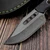 Heretic Knives Kobold Bowie Fixed Blade Knife Black G10 2.6" DLC H065-6A-BLK/G10