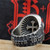 Borka Blades Silver Skull Who Dares Wins Ring Size 13.5