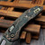 Microtech Stitch Ram-Lok Livewire Carbon Fiber DLC Stonewash w/Flamed Ti Accent & Bronzed Stainless HW 169RL-1DLCMS1 - Signed