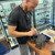 Microtech M-Stitch Ram-Lok Manual Frag Natural Clear Apocalyptic 3.0" S/E 169MRL-10APFRNC - Signed