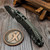 Microtech M-Stitch Ram-Lok Manual Frag Natural Clear Apocalyptic 3.0" S/E 169MRL-10APFRNC - Signed
