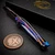 Dew Hara Chronos Blued Pyramid Damascus Timascus Handle w/Mother of Pearl #1 of 1