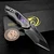Dew Hara Noah DLC Titanium w/Zircuti Inlay DLC M390 #1 of 1