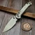 Microtech LUDT Ram-Lok Slab Titanium S/E Stonewash Bronze Ti Accent 1135RLS-10MS1 - Preowned S5