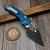 Microtech M-Stitch Ram-Lok Blue Frag S/E 169MRL-1FRBL - Preowned S5
