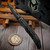 Heretic Custom Knives Koschei DLC Chad Nichols Wavepool Damascus DLC Titanium Handle & HW