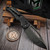 Heretic Custom Knives Koschei DLC Chad Nichols Wavepool Damascus DLC Titanium Handle & HW