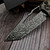 Heretic Custom Knives Wraith V4 John Gray Barked Titanium Dark Rain Tanto S/N 010