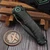 Heretic Custom Knives Wraith V4 John Gray DLC Barked Titanium DLC  Tanto S/N 010