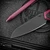 Chris Reeve Knives Large Sebenza 31 Inlay Matte Black DLC / Black Diamond Richlite / Black Cherry Cerakote / Double Lug / MM Clip / Black Lanyard w/Bead Magnacut CRK-L31-1506-002