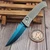Pro-Tech Knives 2026 Brend Classic Custom 002 Auto 17-4 Steel Handle 3.35" Sapphire Blue Magnacut Blade Show West 2026