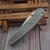 Pro-Tech 2026 Custom 001 Avalon Knurled 17-4 Steel Handle Mike Irie 4.25" Mirror Polished 154CM Compound Grind Blade Show West 2026