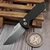 Pro-Tech Knives Short Bladed Rockeye SBR Auto Les George Design Black 2.6" Stonewash Blade Show West 2026