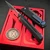 Chaves Knives Pro-Tech Full Size Black Scapegoat Auto Stonewash Magnacut Black Lip Pearl Button Blue Ti Pocket Clip Blade Show West 2026