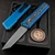 Chaves Knives Blue Nebula Inlay Dissident OTF 3.7" T/E Stonewash