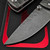 Chaves Knives RCK9 Full Rocked Titanium Stonewash 3.25" Drop Point M390