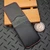 Chaves Knives Black Leather Wallet Black Logo w/Red Stitching