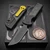 Chaves Knives NTAK 229 Black PVD Titanium Shredded Carbon Fiber Inlay 3.56" Drop Point Black PVD 50 Series
