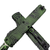Microtech Ultratech Gen IV Topographic Black/Parakeet Green Camo S/E 3.55" Partial Serrated 11214-2TPBKPGCS