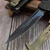 Microtech Marfione Select Halo IV Black W/ Bronzed Accents 3.8" Blued Baker Forged Coppermai Damascus Clip Point 1150-16MS2