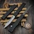 MICROTECH HALO III BLACK 4" CLIP POINT STONEWASH MARFIONE SELECT 1250-10MS1