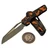 Microtech MSI Ram-Lok Tri-Grip Polymer Orange Leaves 3.85" S/E Bronzed Apocalyptic 210T-13APPMOL by EDC Lifestyle