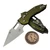 Microtech Stitch Ram-Lok OD Green Frag Aluminum 3.7" S/E Stonewash 169RL-10FROD by EDC Lifestyle