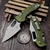 Microtech Stitch Ram-Lok OD Green Frag Aluminum 3.7" S/E Stonewash 169RL-10FROD by EDC Lifestyle