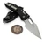 Microtech Stitch Ram-Lok Black Fluted Aluminum 3.7" S/E Stonewash 169RL-11